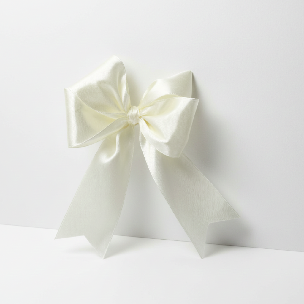 Saténová stuha šampaň – elegantní dekorační stuha pro balení dárků a floristiku